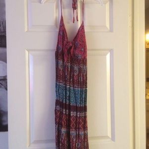 Halter maxi dress